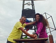 50 Alla croce di vetta del Pizzo Arera (2512 m)